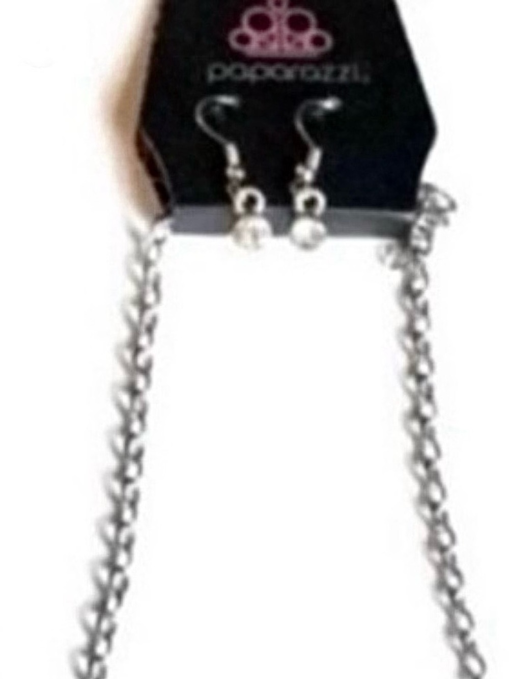 NWT Paparazzi Geometric Rhinestone Necklace - Picture 3 of 11